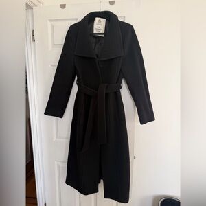 Aritzia The Connor Long Coat in Black